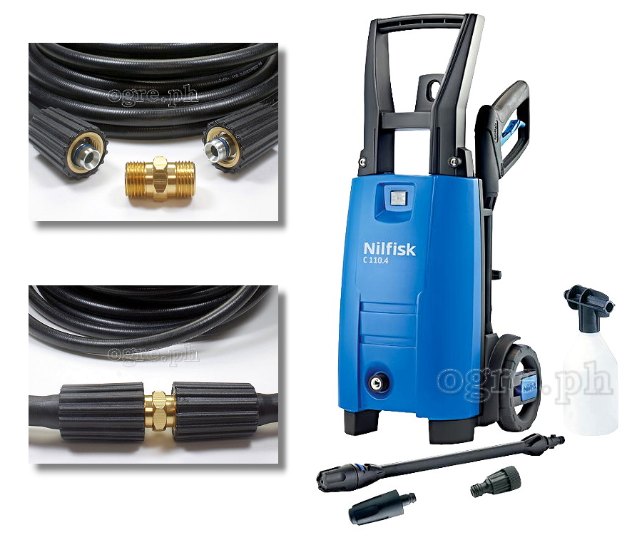 PWH-12 Replacement 10 meters Pressure Washer Extension Hose for Nilfisk (220 bar / 3200 psi)