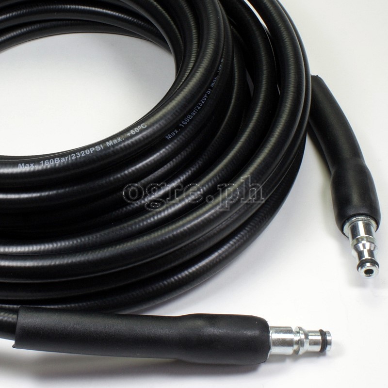 PWH-13 Replacement 6 / 10 / 15 meters Pressure Washer Hose for Kawasaki/Fujihama (Dual Quick-Connect Fittings)