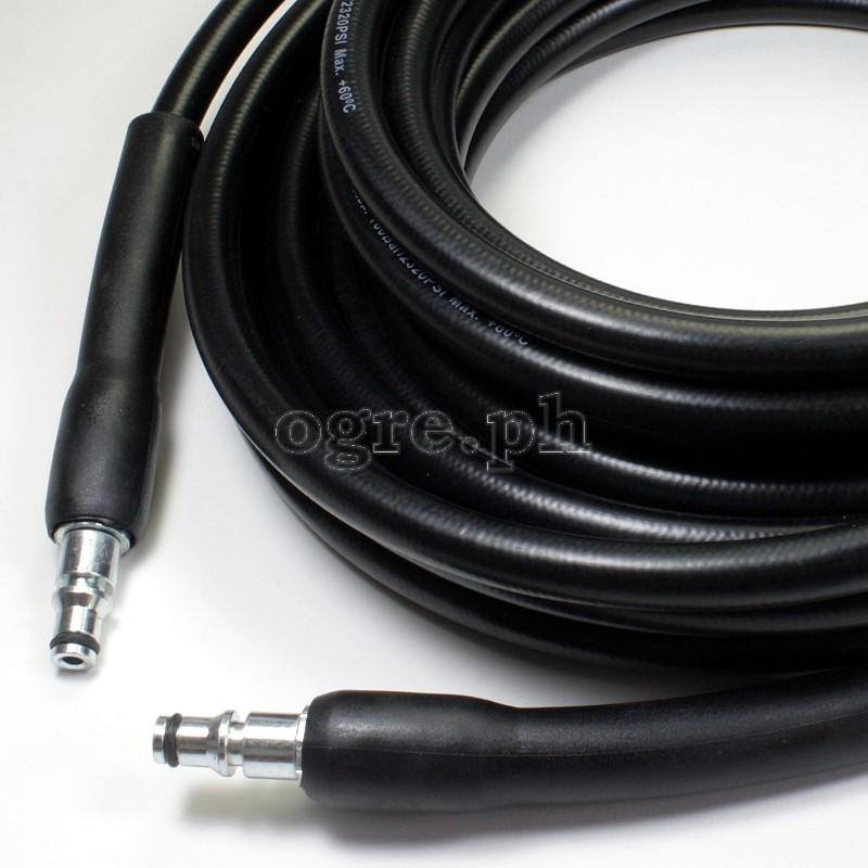 PWH-13 Replacement 6 / 10 / 15 meters Pressure Washer Hose for Kawasaki/Fujihama (Dual Quick-Connect Fittings)