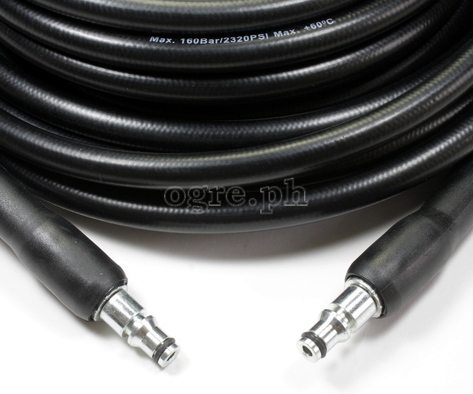 PWH-13 Replacement 6 / 10 / 15 meters Pressure Washer Hose for Kawasaki/Fujihama (Dual Quick-Connect Fittings)