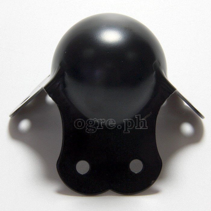 BC02-B Flight Case Medium Ball Corner, 6 Holes, 65*53mm, Black, Set of 4