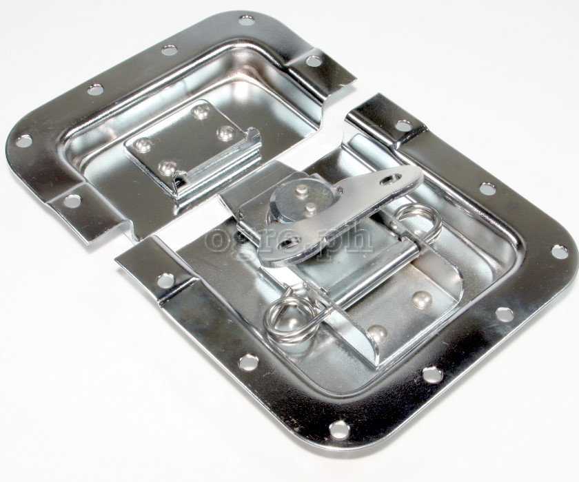 BL01B Flight Case Large Butterfly Latch, 127mm x 173mm, 12.5mm Offset, 15mm Recess