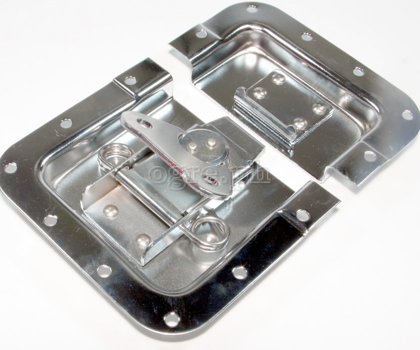 BL01B Flight Case Large Butterfly Latch, 127mm x 173mm, 12.5mm Offset, 15mm Recess