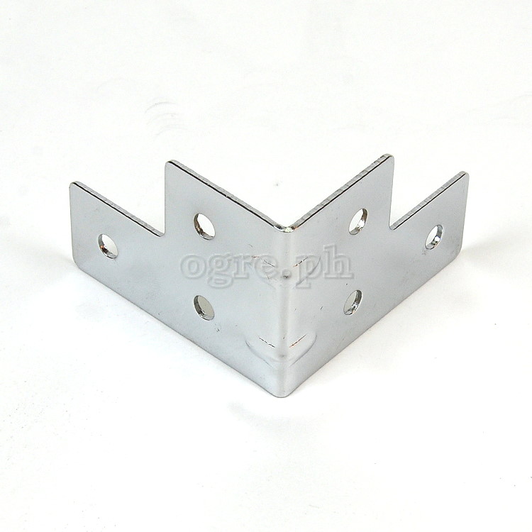 F0130 Flight Case Medium Corner Brace Protector 53*40mm, Chrome, Set of 4