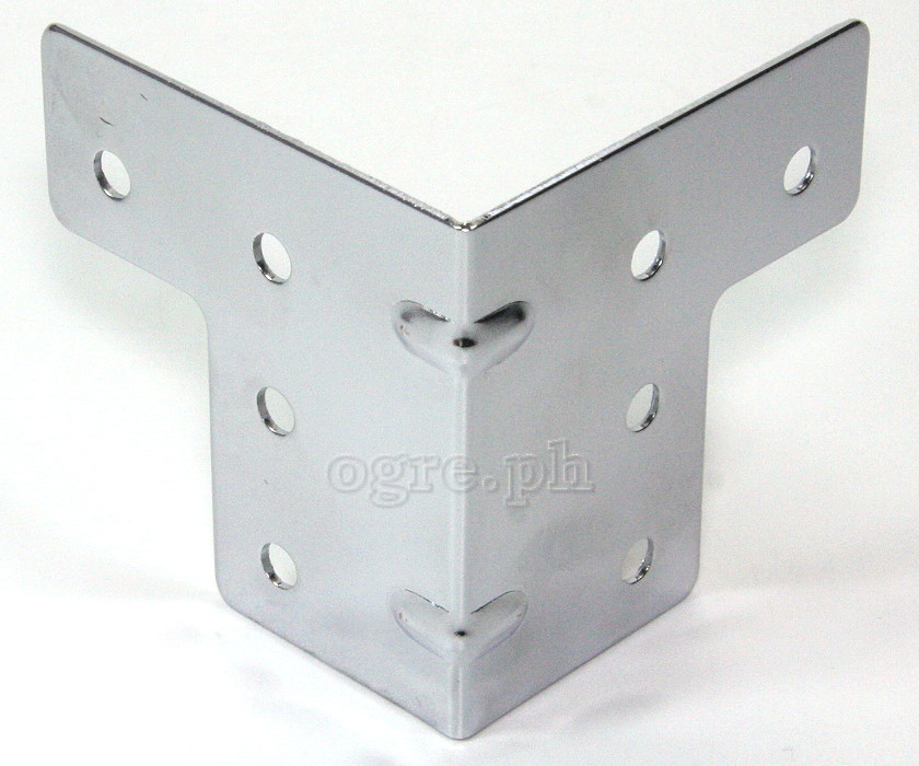 F0135 Flight Case Large Corner Brace Protector 58*60mm, Chrome, Set of 4