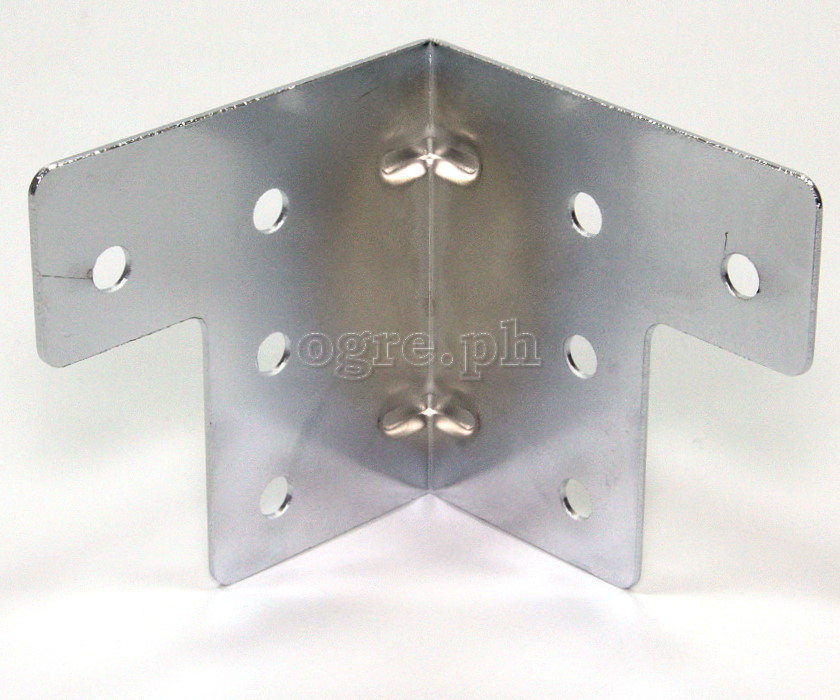 F0135 Flight Case Large Corner Brace Protector 58*60mm, Chrome, Set of 4