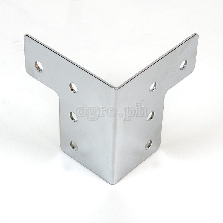 F0235 Flight Case Large Corner Brace Protector 58*60mm, Chrome, Set of 4