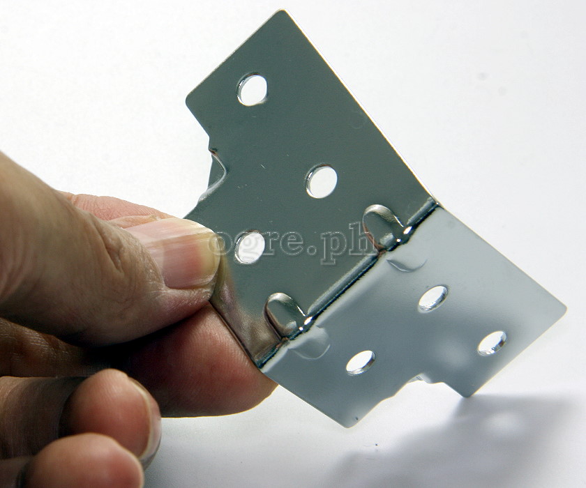 F0430 Flight Case Small Corner Brace Protector 48*38mm, Chrome, Set of 4