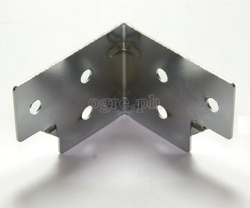 F0430 Flight Case Small Corner Brace Protector 48*38mm, Chrome, Set of 4