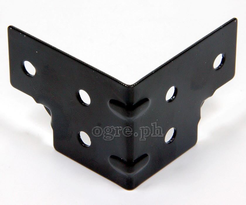 F0430-B Flight Case Small Corner Brace Protector 48*38mm, Black, Set of 4
