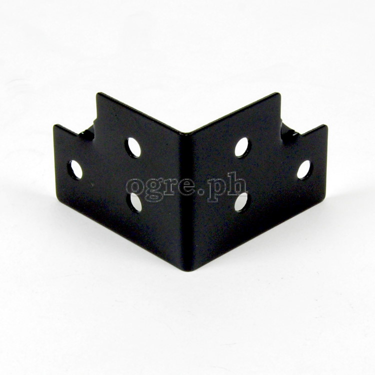 F0430N-B Flight Case Small Corner Brace Protector 48*38mm, Black, Set of 4