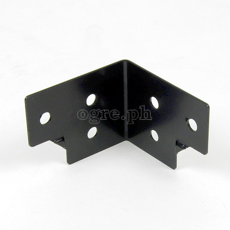 F0430N-B Flight Case Small Corner Brace Protector 48*38mm, Black, Set of 4