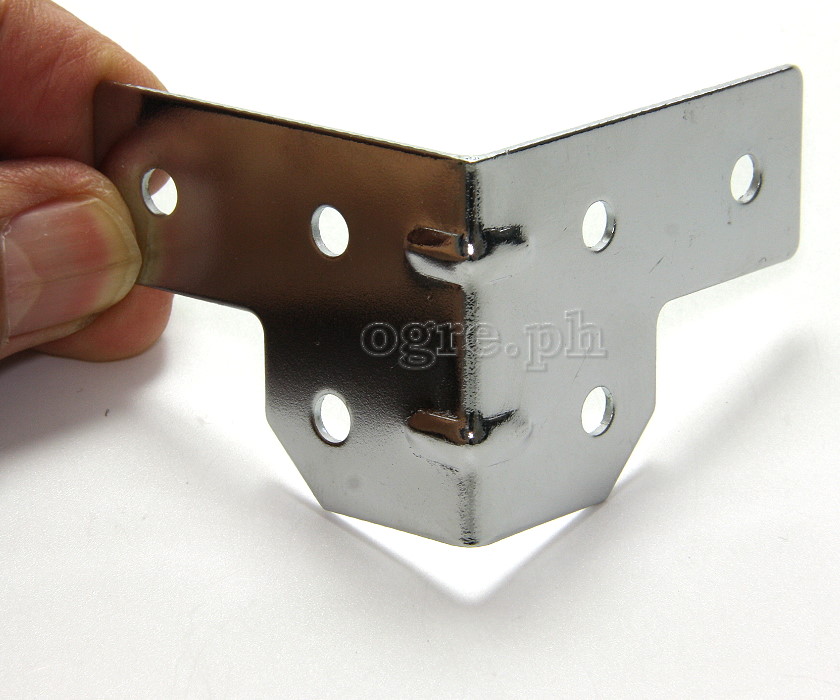 F0535 Flight Case Medium Corner Brace Protector 53*40mm, Chrome,Set of 4