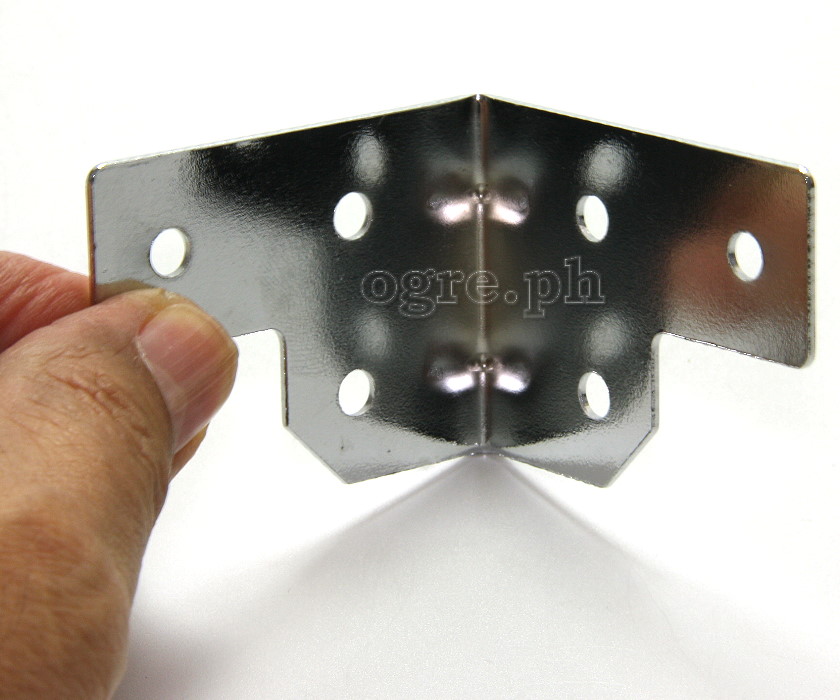 F0535 Flight Case Medium Corner Brace Protector 53*40mm, Chrome,Set of 4