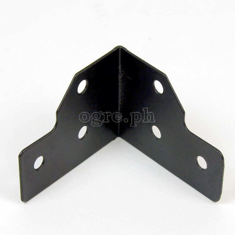 F0535-B Flight Case Medium Corner Brace Protector 53*40mm, Black, Set of 4