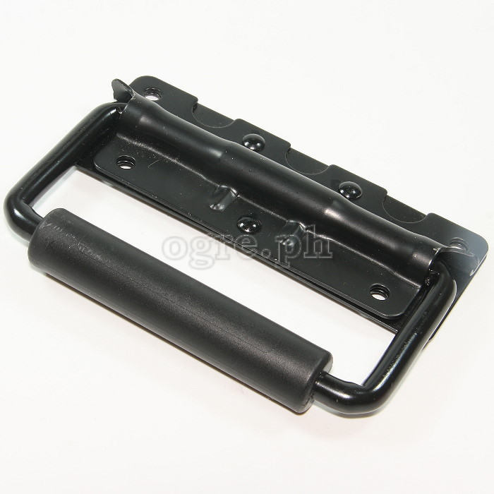 H03P-B Flight Case Small Surface Handle with Grip, 122 x 86mm Black, Set of 2