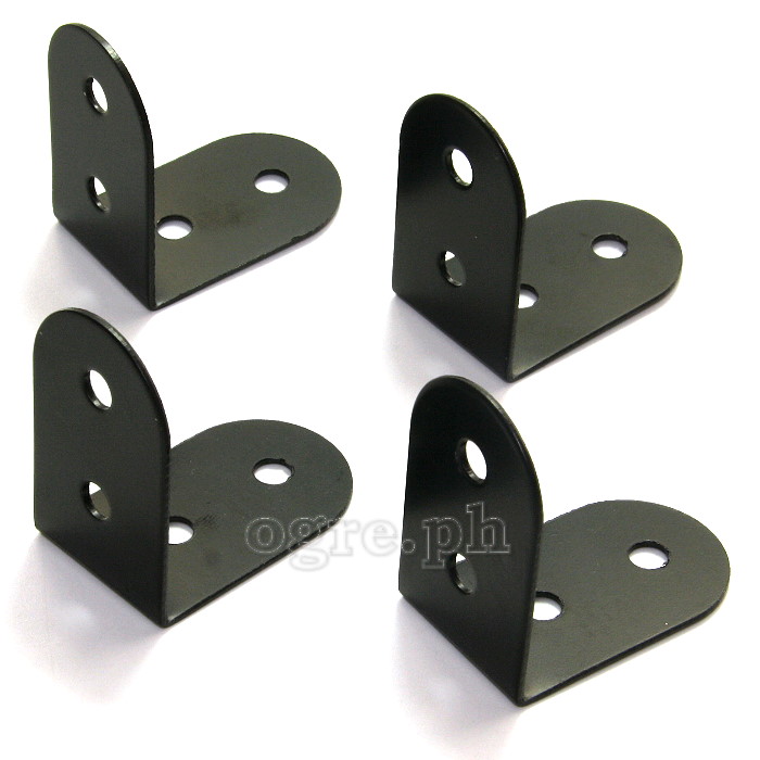 HC01-B Flight Case Small Corner Brace Protector 40*25mm, Black, Set of 4