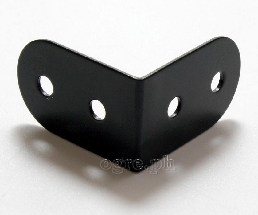 HC01-B Flight Case Small Corner Brace Protector 40*25mm, Black, Set of 4