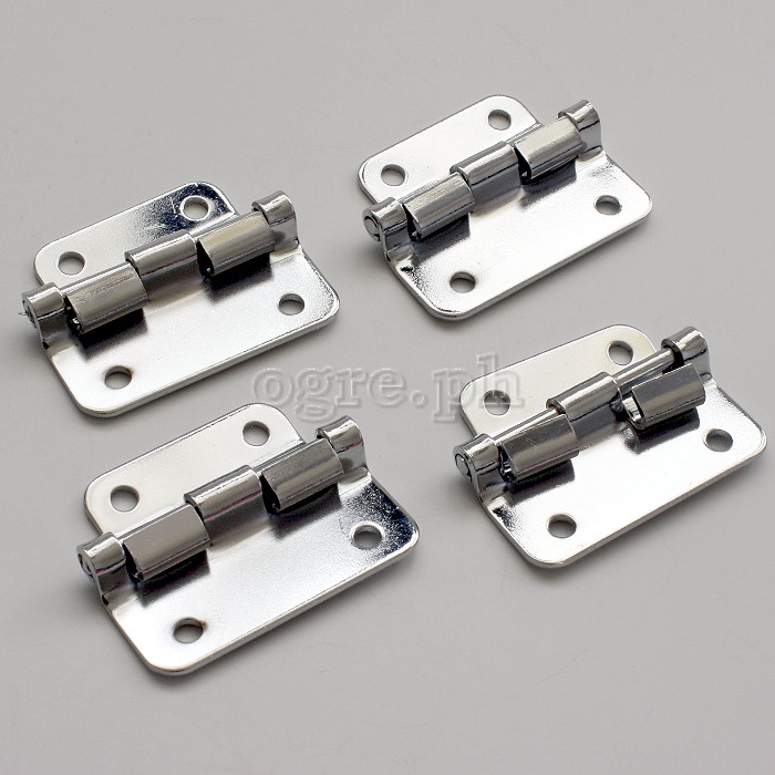 HP06 Flight Case Small Detachable Lift Off Hinge 57x30mm, Chrome, Set of 4