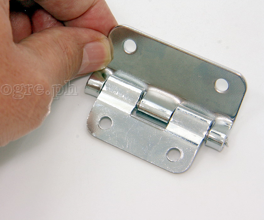 HP06 Flight Case Small Detachable Lift Off Hinge 57x30mm, Chrome, Set of 4