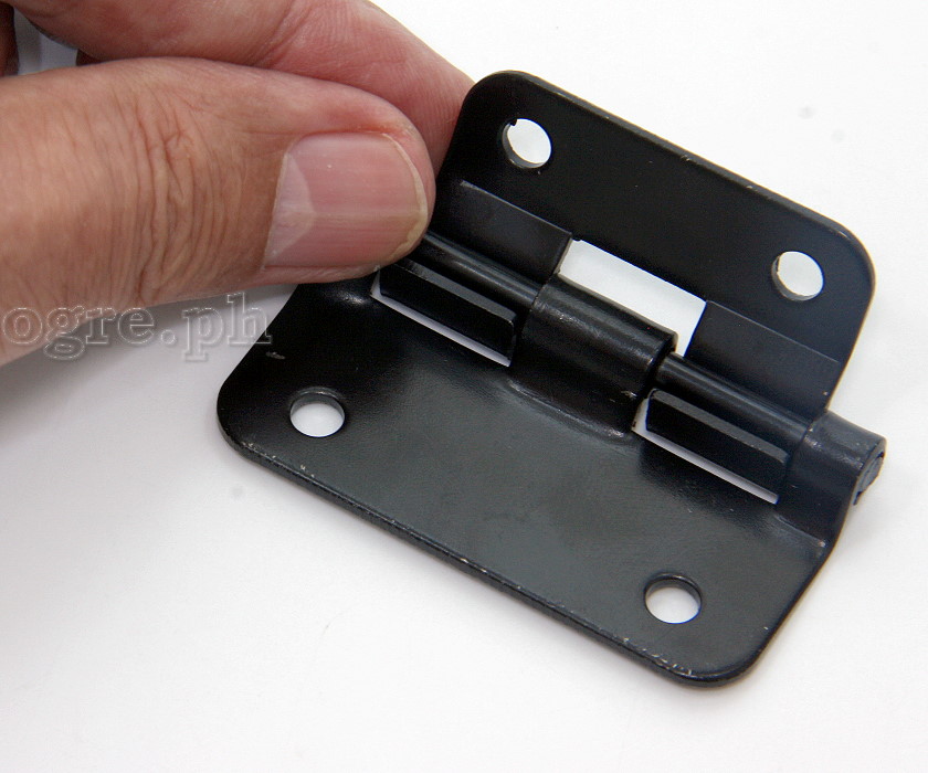 HP06-B Flight Case Small Detachable Lift Off Hinge 57x30mm, Black, Set of 4