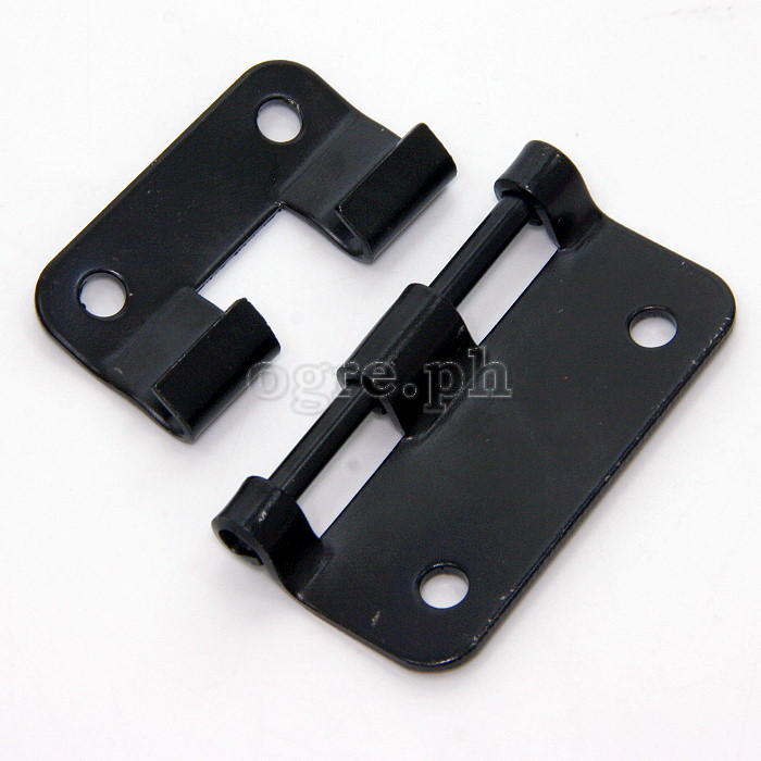 HP06-B Flight Case Small Detachable Lift Off Hinge 57x30mm, Black, Set of 4