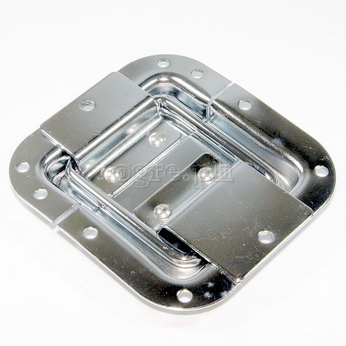 HS02 Flight Case Medium Recessed Lid Support Hinge, 102x110mm, Set of 2