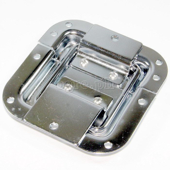 HS02 Flight Case Medium Recessed Lid Support Hinge, 102x110mm, Set of 2