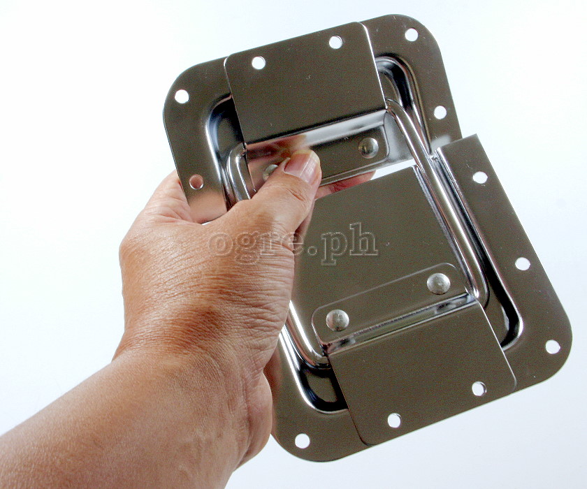 HS03 Flight Case Large Recessed Lid Support Hinge, 126x174, Set of 2