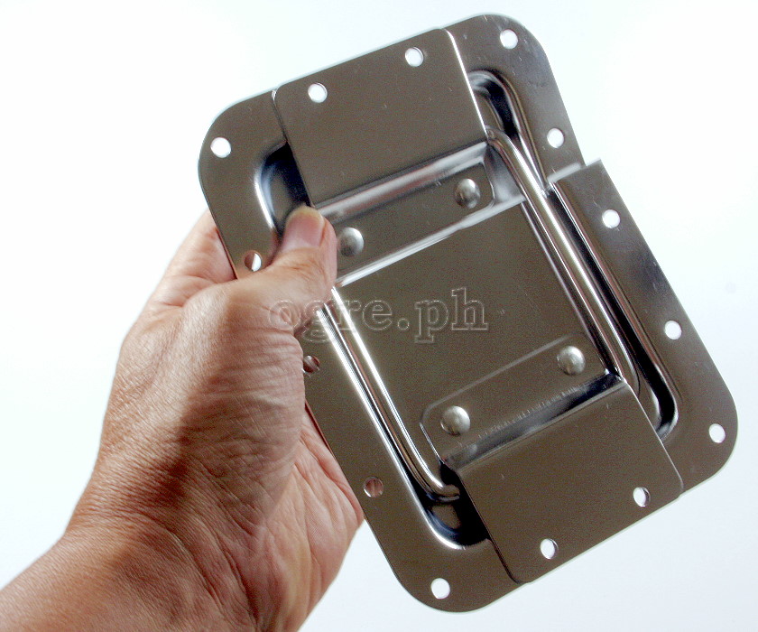 HS03 Flight Case Large Recessed Lid Support Hinge, 126x174, Set of 2