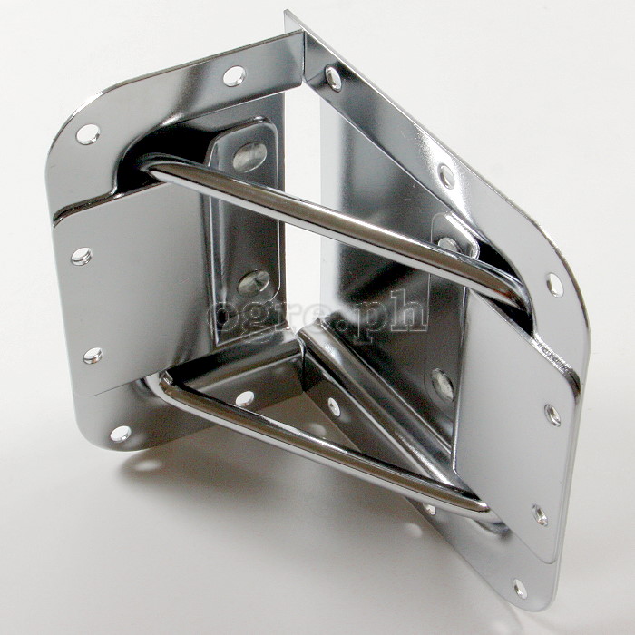 HS03 Flight Case Large Recessed Lid Support Hinge, 126x174, Set of 2