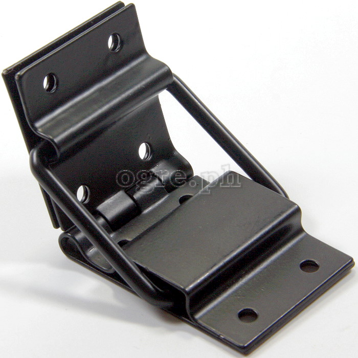 HS08-B Flight Case Small Lid Stay Hinge, 40x95mm, Black, Set of 2