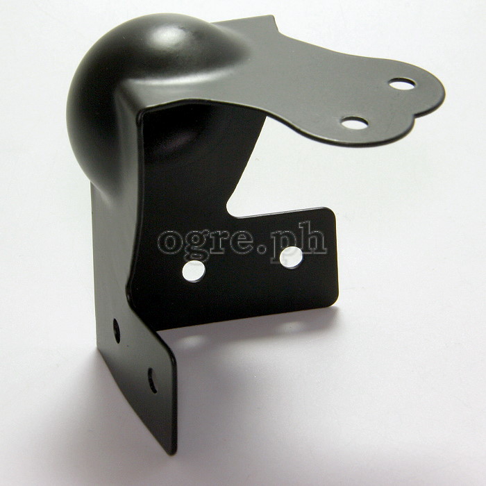 MB01-B Flight Case Large Combination Ball Corner / Brace, 6 Holes 70mm, Black, Set of 4