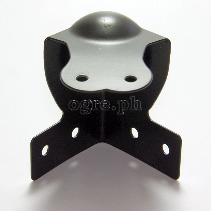 MB01-B Flight Case Large Combination Ball Corner / Brace, 6 Holes 70mm, Black, Set of 4