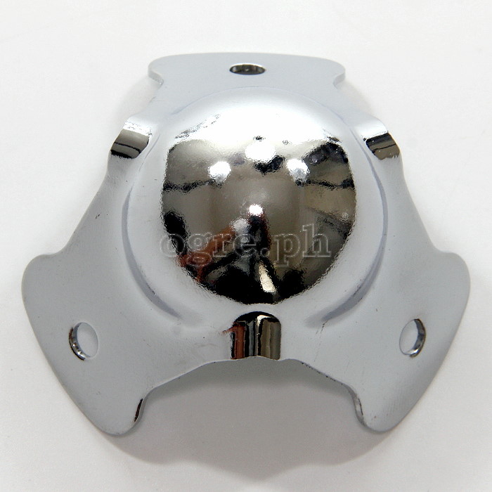 SC02 Flight Case Small Ball Corner, 3 Holes, 55*45mm, Chrome, Set of 4