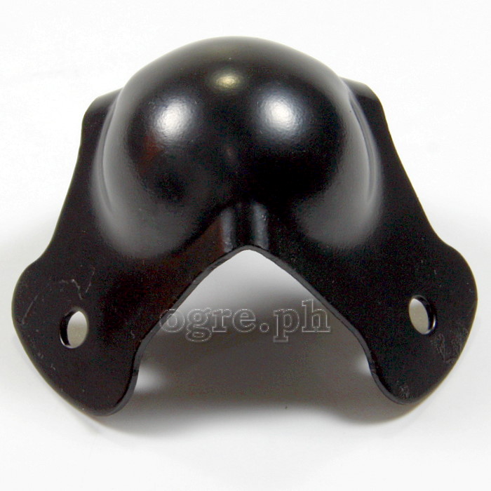SC02-B Flight Case Small Ball Corner, 3 Holes, 55*45mm, Black, Set of 4