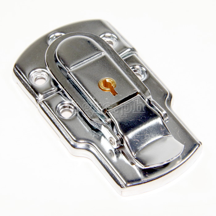 TL01-L Flight Case Large Drawbolt Closure Latch, Key Lockable 90 x 50mm