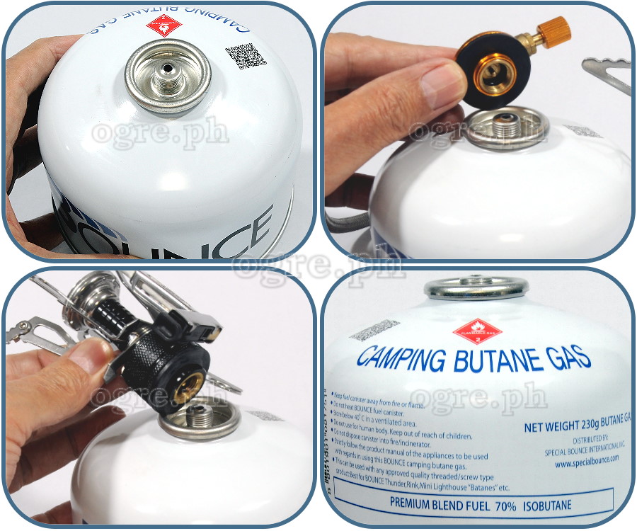LG-230 Camping Butane Gas 230g Screw Type Canister