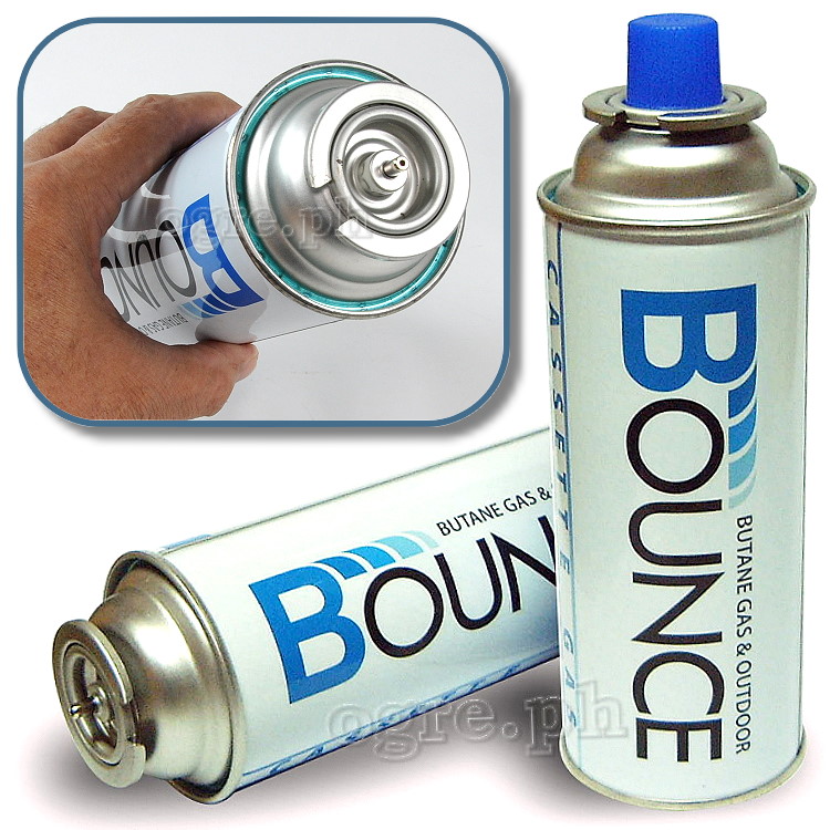 LG-250 Butane Gas 250g Nozzle Type CRV Cartridge 4-Pack