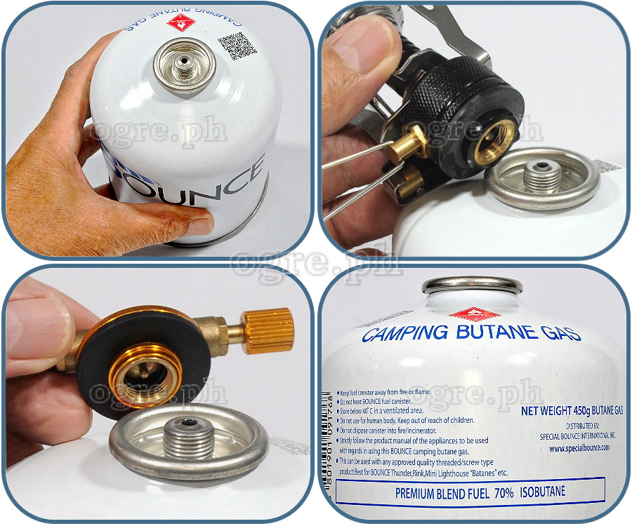 LG-450 Camping Butane Gas 450g Screw Type Canister