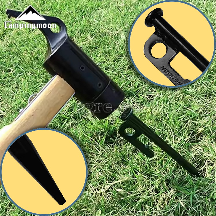 T-Series Heavy Duty Carbon Steel Tent Pegs 20 30 40cm
