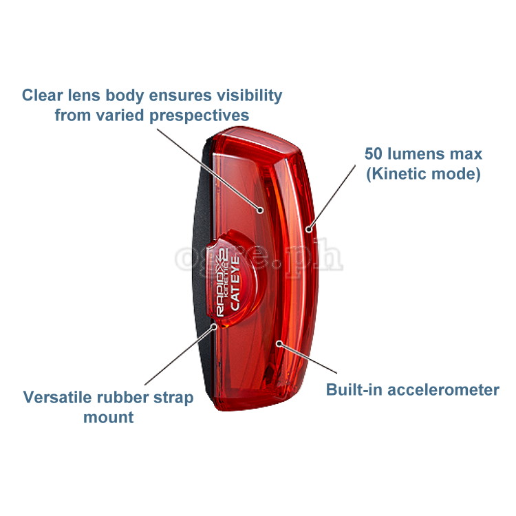 TL-LD710K Rapid X2 Kinetic (Rechargeable Safety Light)