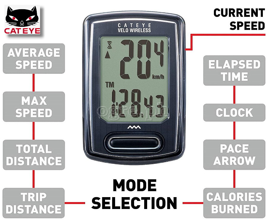 CC-VT230W Velo Wireless Cyclo Computer