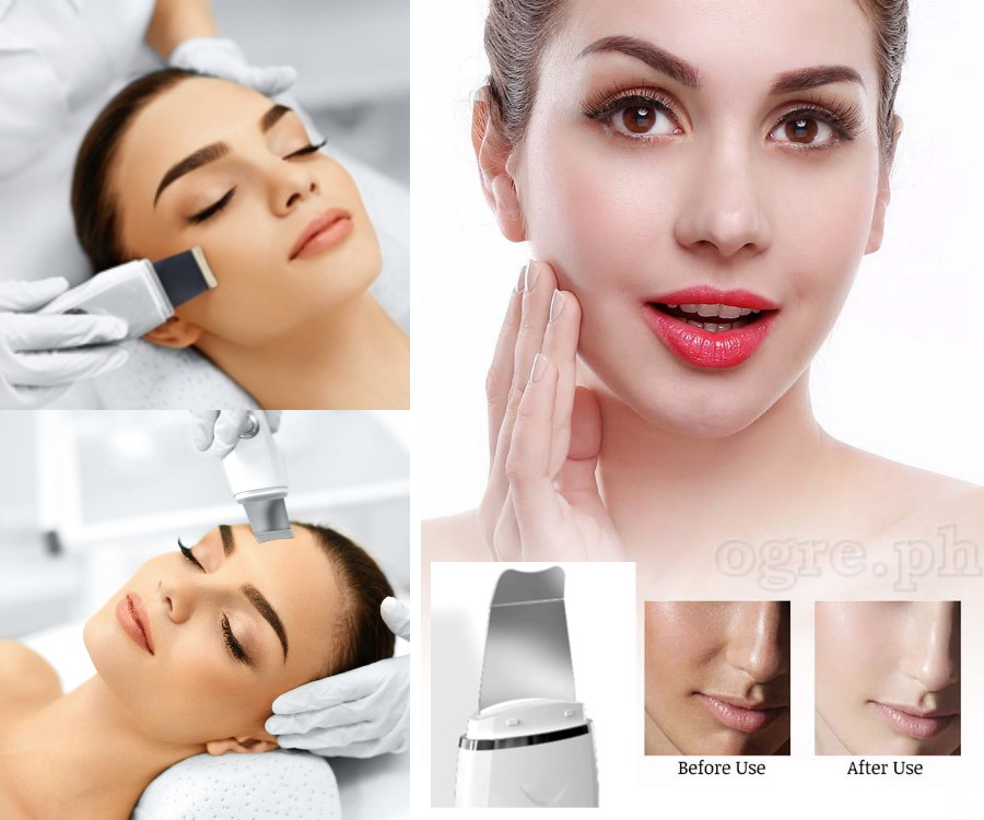 W-1188 Cordless Ultrasonic Facial Skin Scrubber USB-Rechargeable