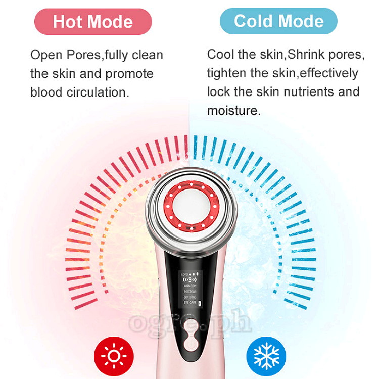 W-618 Cordless Photon Facial Massager USB-Rechargeable