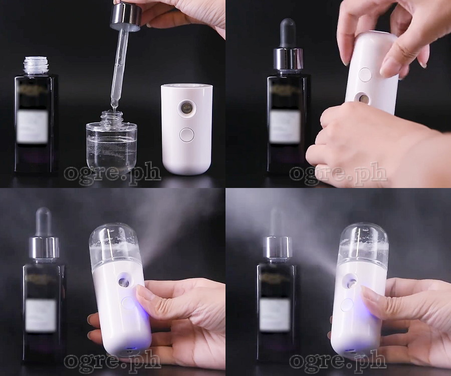 W-702Z Cordless Alcohol / Disinfectant Mist Sprayer USB-Rechargeable 30ml