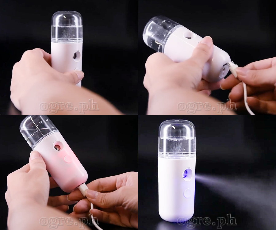 W-702Z Cordless Alcohol / Disinfectant Mist Sprayer USB-Rechargeable 30ml