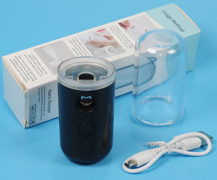 W-718H Cordless Alcohol / Disinfectant Mist Sprayer USB-Rechargeable 50ml