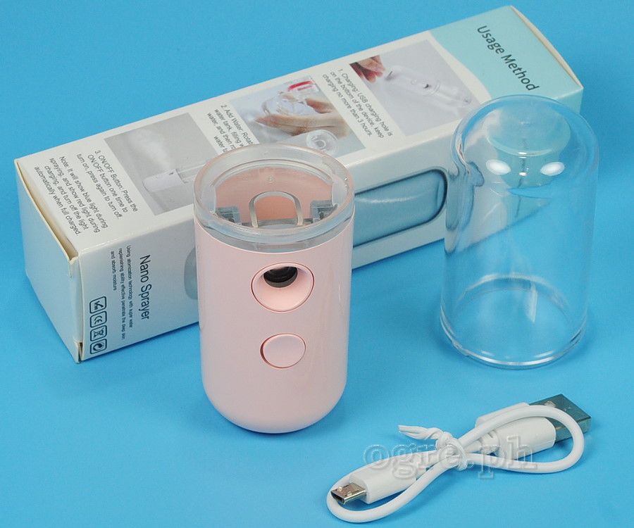 W-718H Cordless Alcohol / Disinfectant Mist Sprayer USB-Rechargeable 50ml