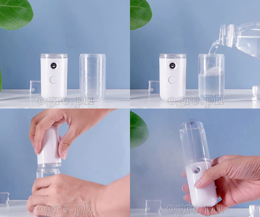 W-718H Cordless Alcohol / Disinfectant Mist Sprayer USB-Rechargeable 50ml
